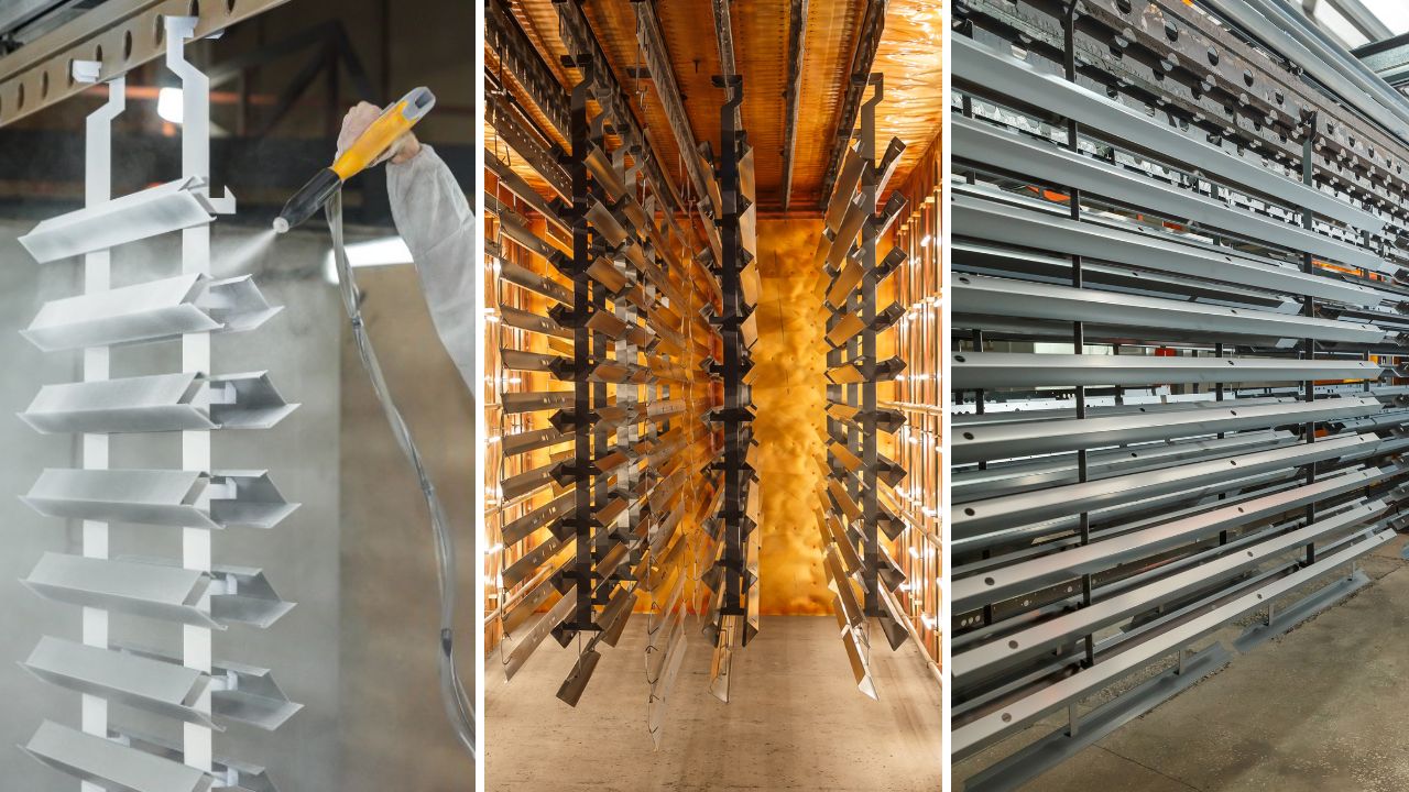 Покраска та сушіння фарби у камері - Виробництво дверей Револют на чернігівській фабриці Bulat Doors