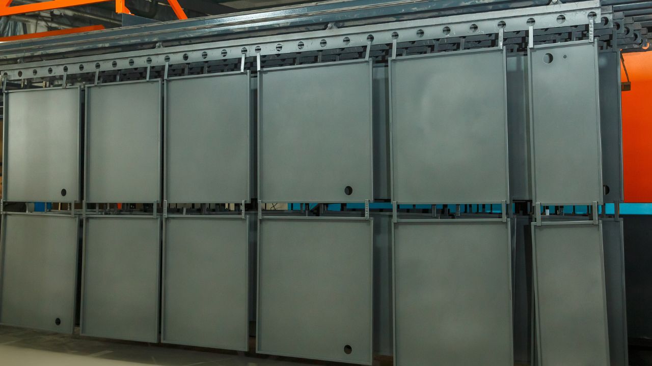 Сушіння деталей - Виробництво дверей Револют на чернігівській фабриці Bulat Doors