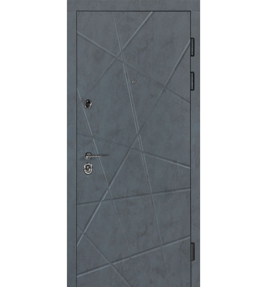 Зовнішня сторона дверей під замовлення Булат Револют B-417 Квартирного типу.